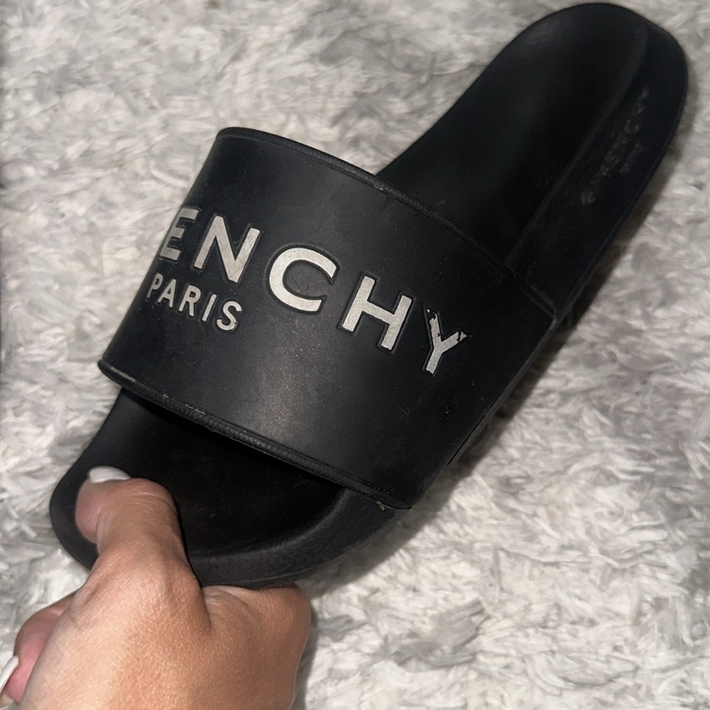 Authentic Givenchy Logo Sandal Slides Size 6 - image 3